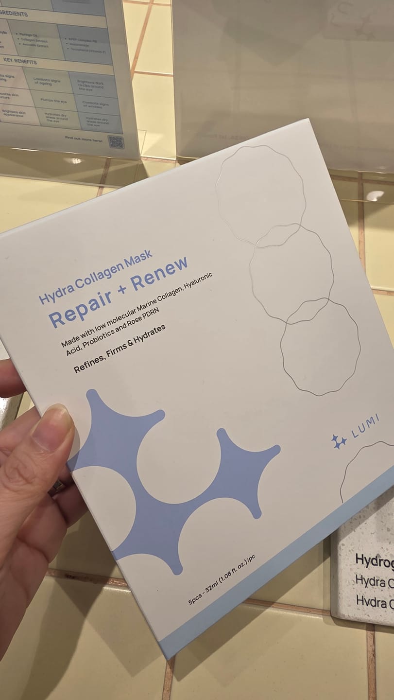 Customer photo review of Hydra Collagen Mask Repair + Renew