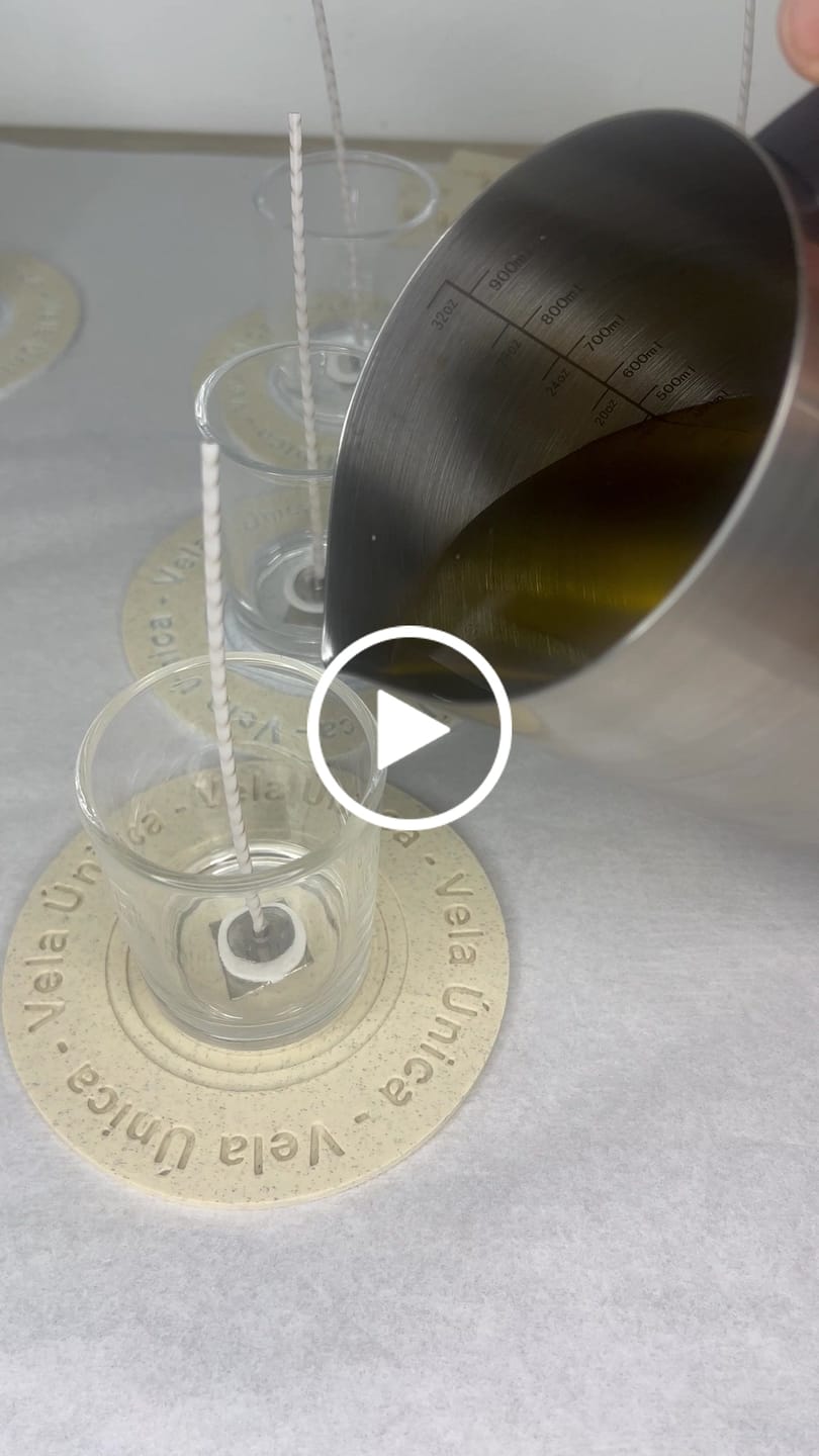 Customer video review of Cera de Girasol para Velas en Vaso (BPF)