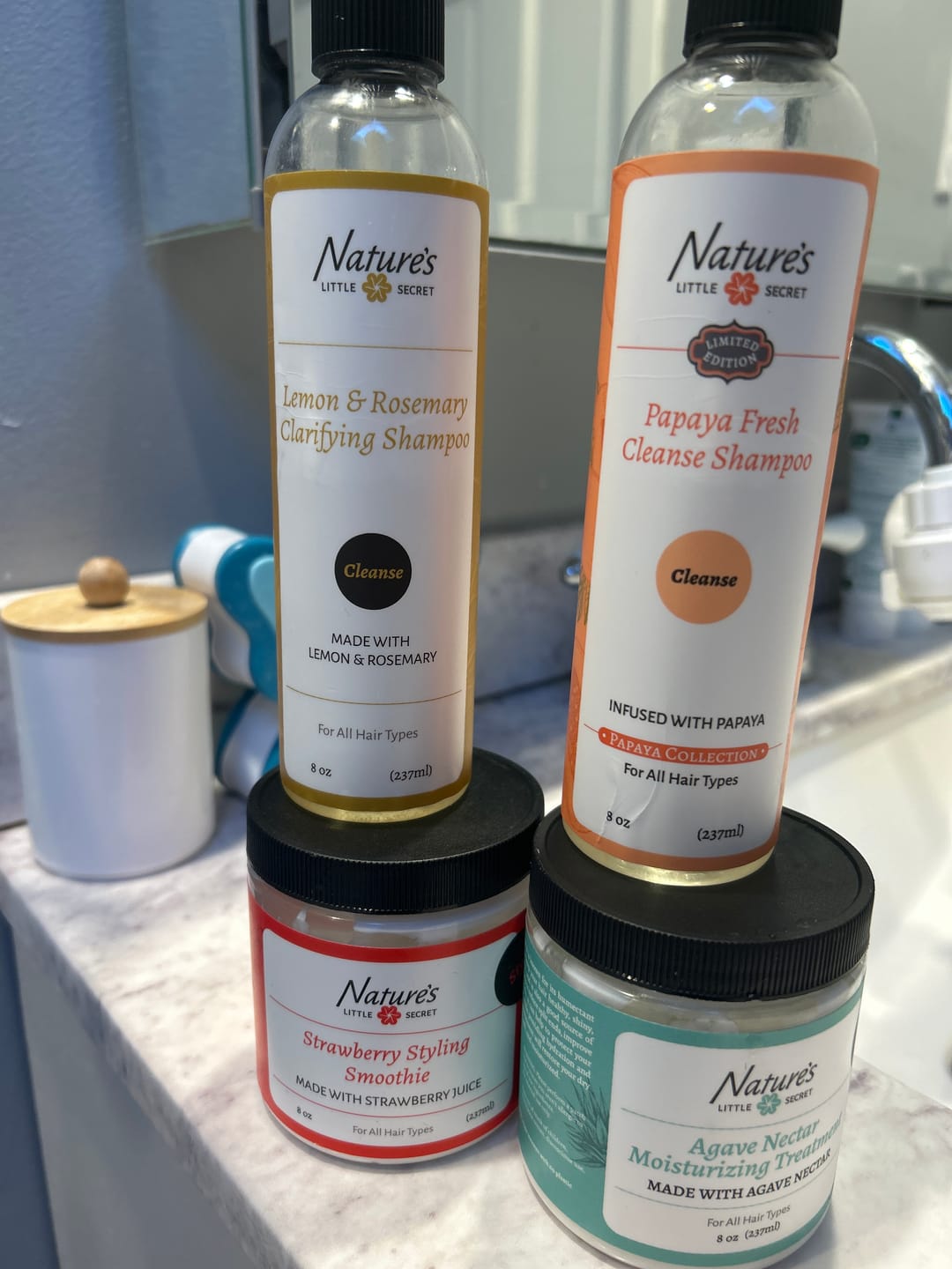 Customer photo review of Papaya Fresh Cleanse Shampoo