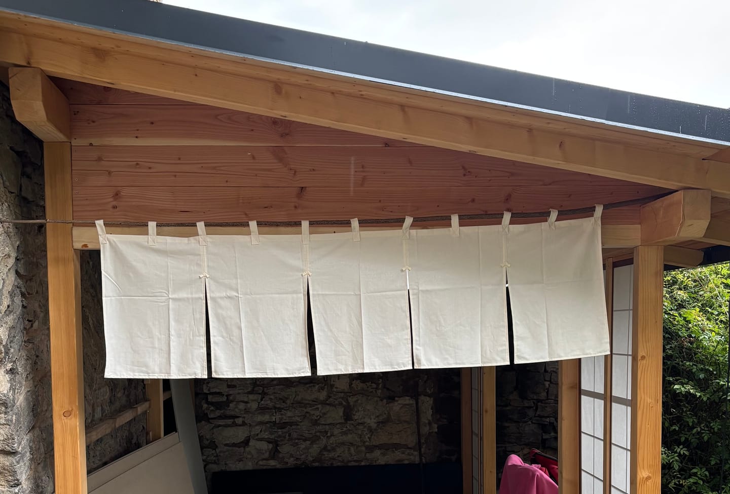 Customer photo review of Kurze Noren - Beige