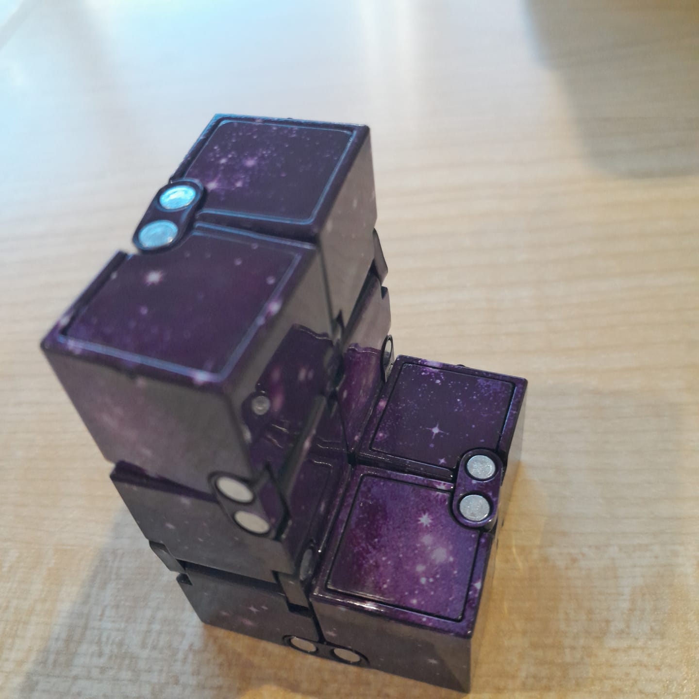 Customer photo review of Galaxy Infinity Cube Sensory Fidget Toy