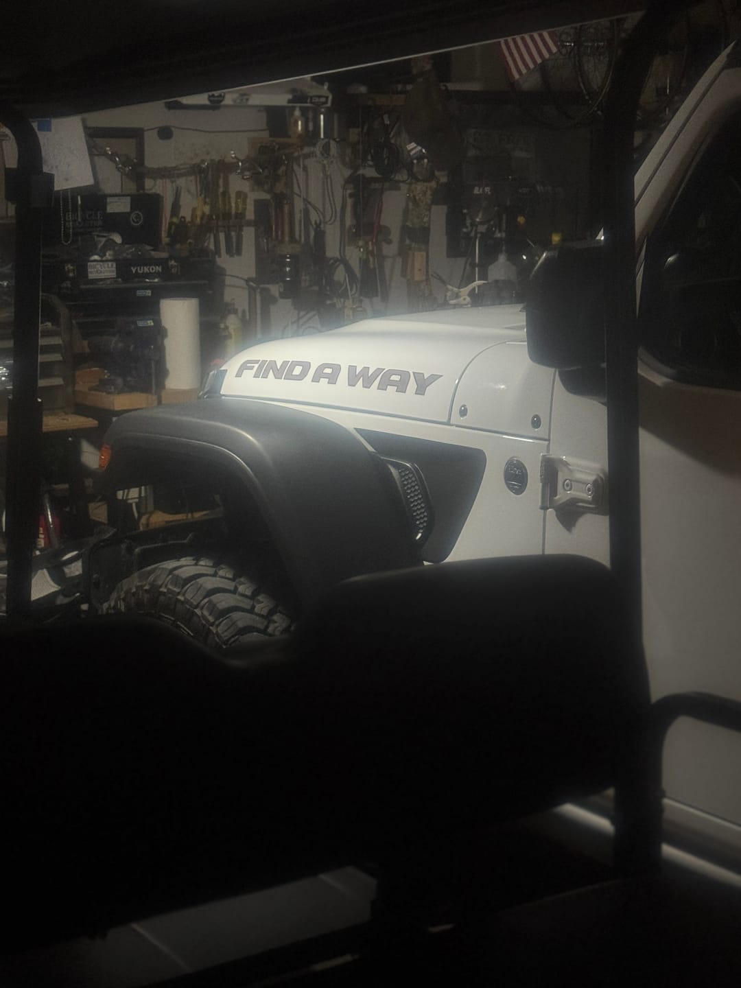 Customer photo review of Custom Hood Lettering | Set of 2