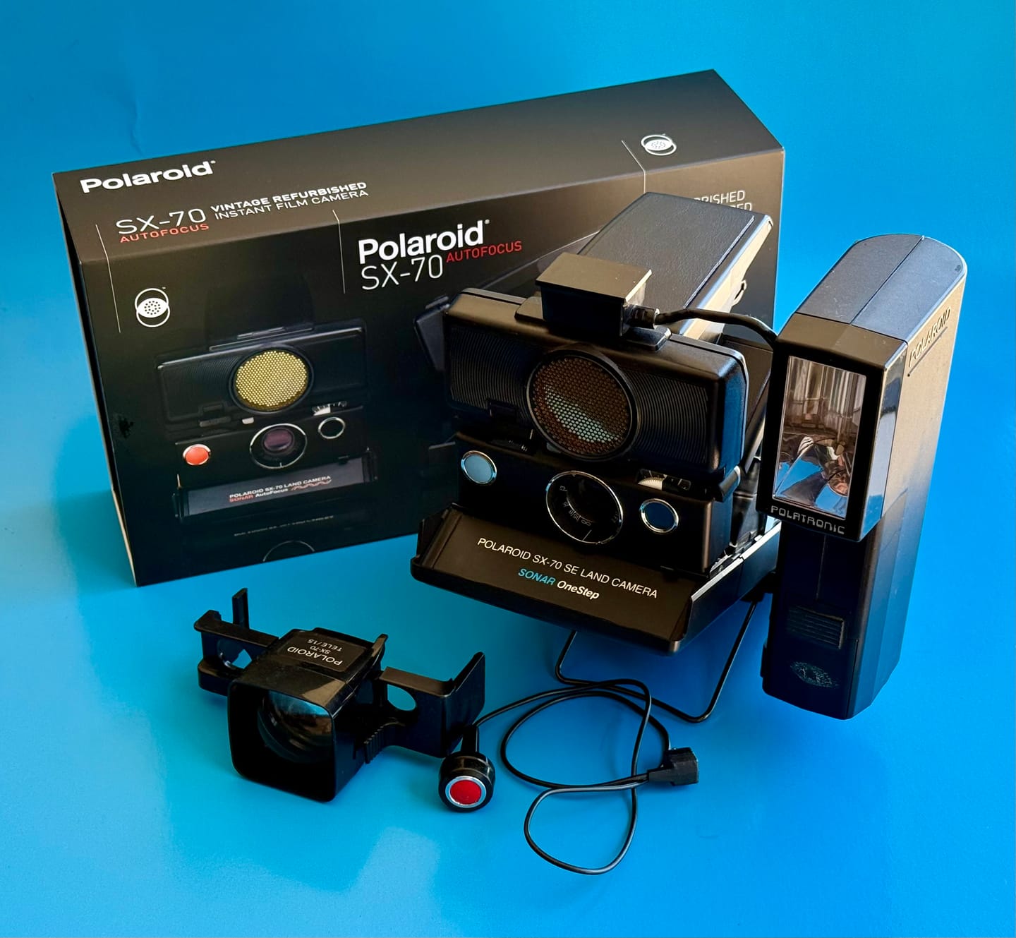 Customer photo review of Polaroid Sonar Autofocus SX-70 to 600 Film Conversion with Repair Service