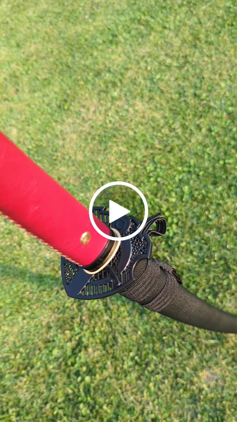 Customer video review of Shadiversity Medieval Katana
