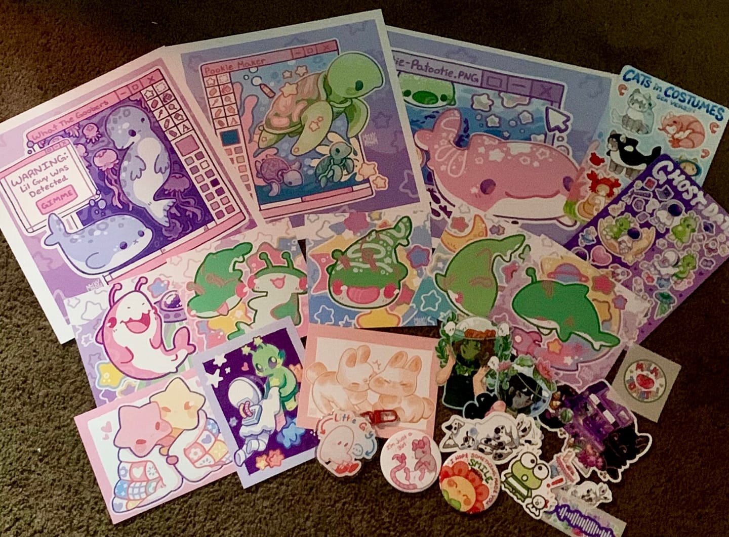 Customer photo review of Virtual Sea Pet Prints!