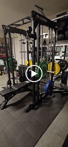 Customer video review of RitFit M1 PRO Smith Machine Home Gym Package Comprehensive All-In-One Workout System