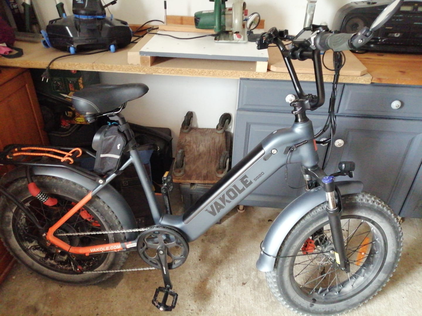 Customer photo review of Vakole SG20 250W 20" Electric Fat Bike 691Wh Utlity E-bike 48V 14.4Ah Battery