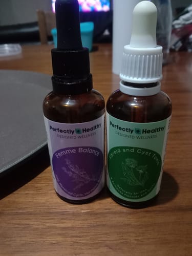 Customer photo review of Fibroid & Hormonal Balance Combo