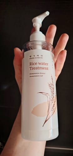 Customer photo review of Изглаждащ балсам за увредена и хвърчаща коса DOORI Перлен блясък Rice Water Treatment