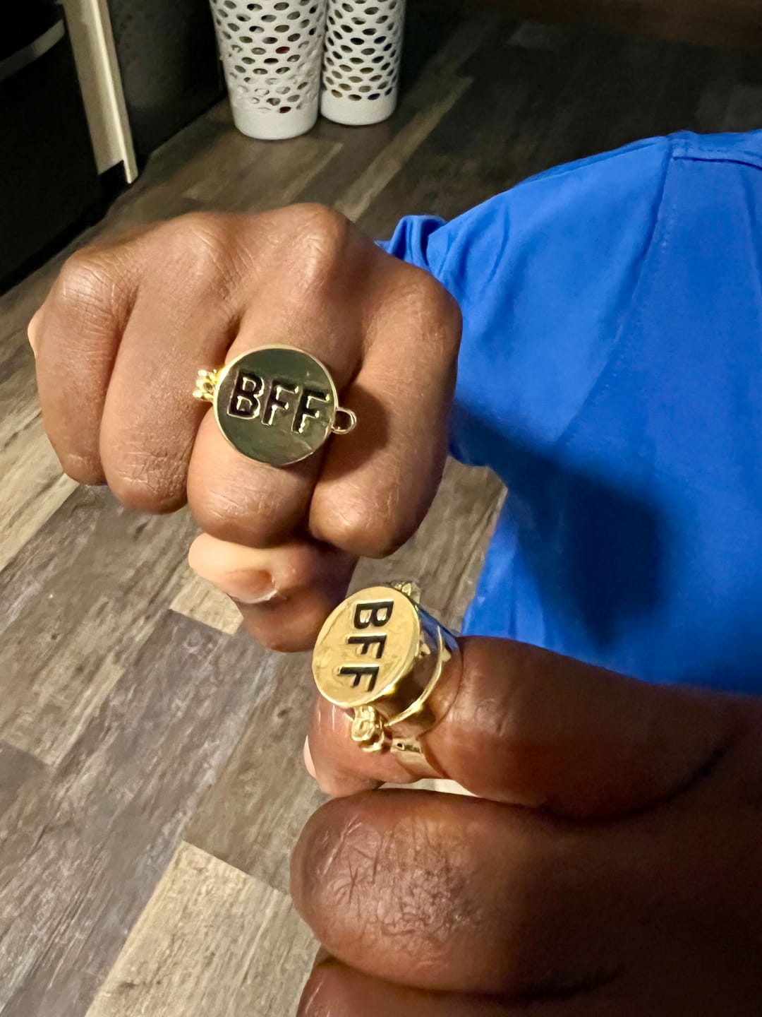 Customer photo review of BFF Rings™ The Best Friends Forever Ring