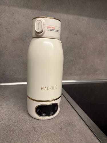 Customer photo review of Tragbarer Fläschchenwärmer + Milchpulverbox + Schnell-Ladegerät