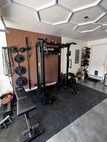 Customer photo review of Major Fitness F22 All-In-One Home Gym Power Rack
