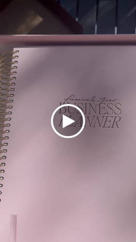 Customer video review of 2025/26 Financial Year Business Planner - Blush
