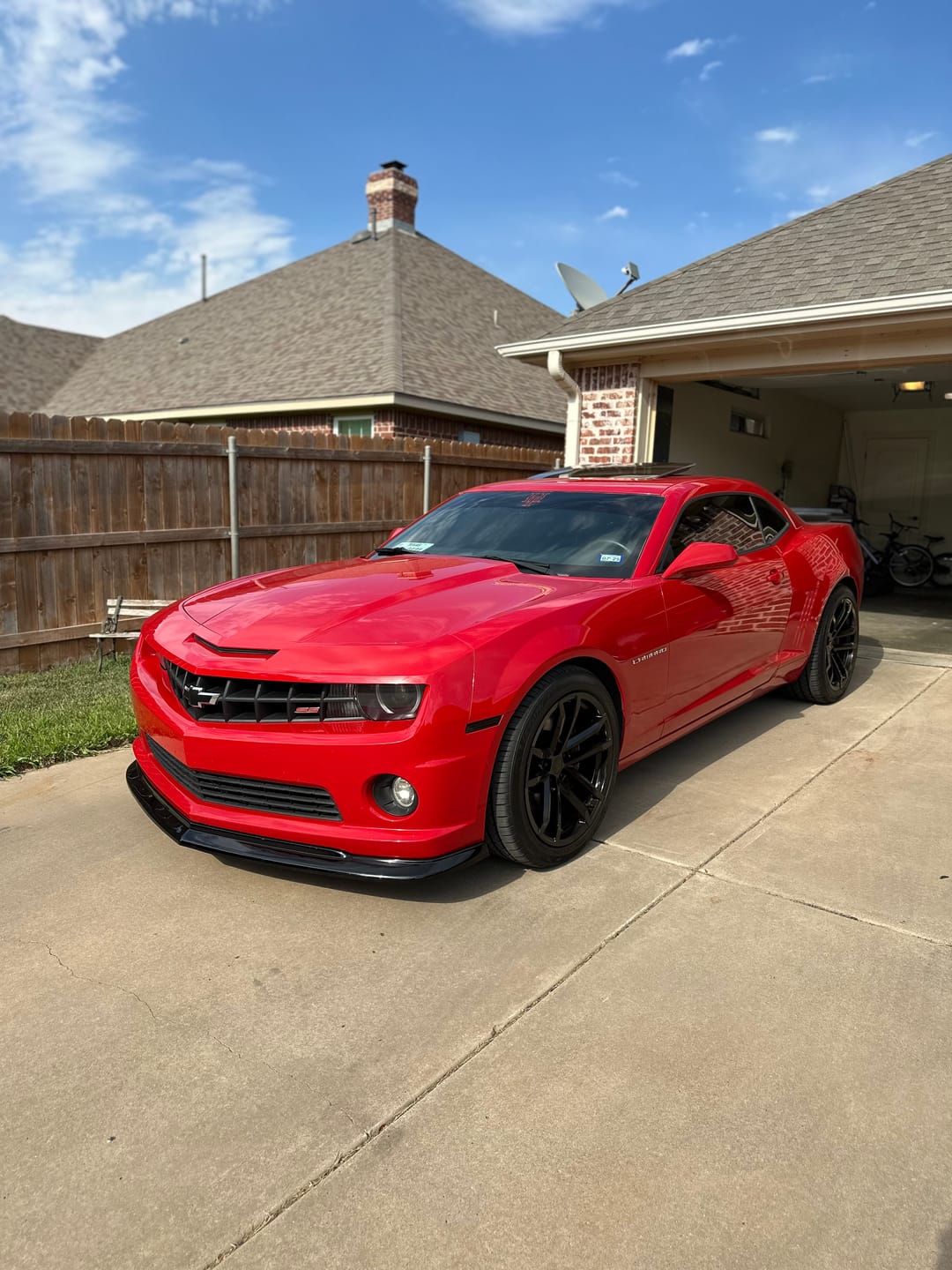 Customer photo review of 2010-13 Camaro ZL1 Front Bumper Lip Splitter