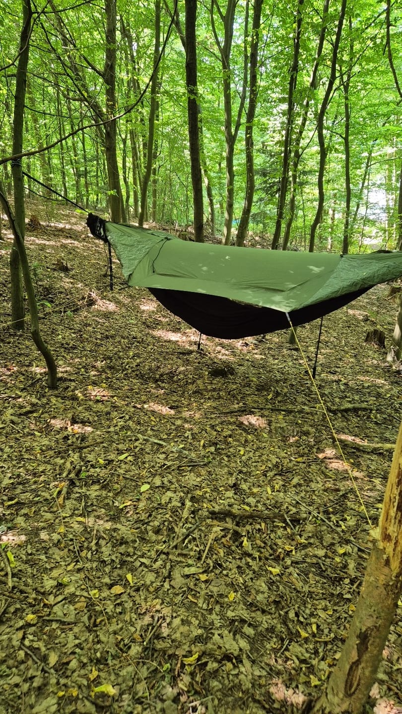 Customer photo review of SkyNest Ultralight portable hammock with mosquito net backpacking travel jungle waterproof hammock tent