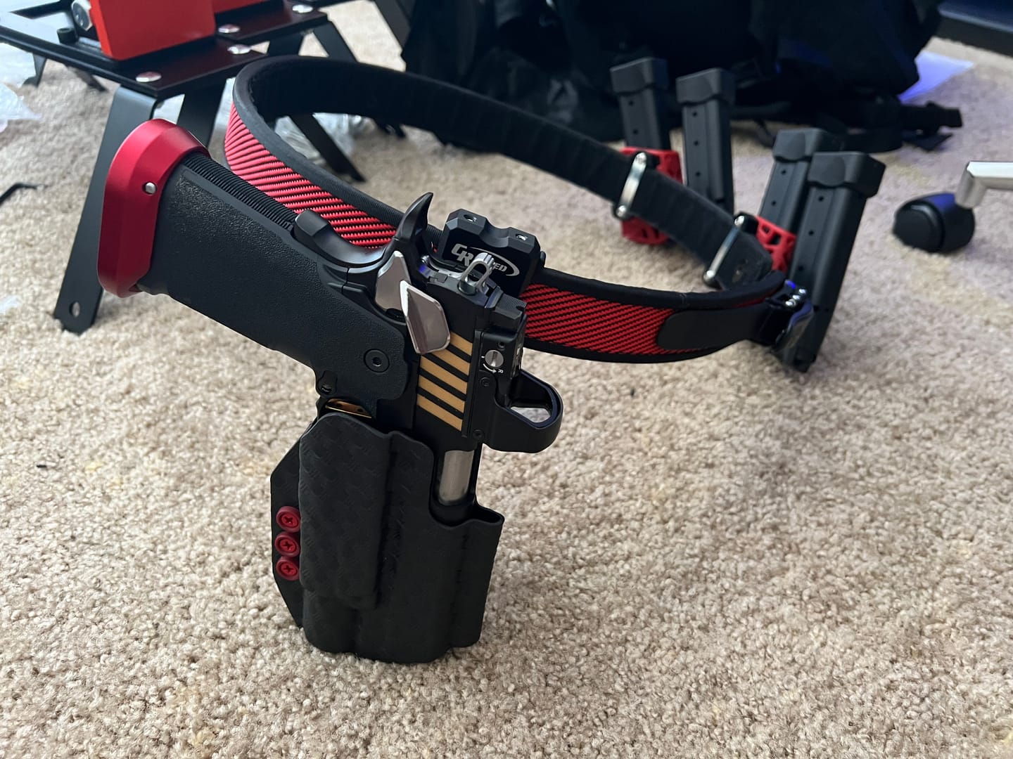Customer photo review of Competition Holster - Light Bearing