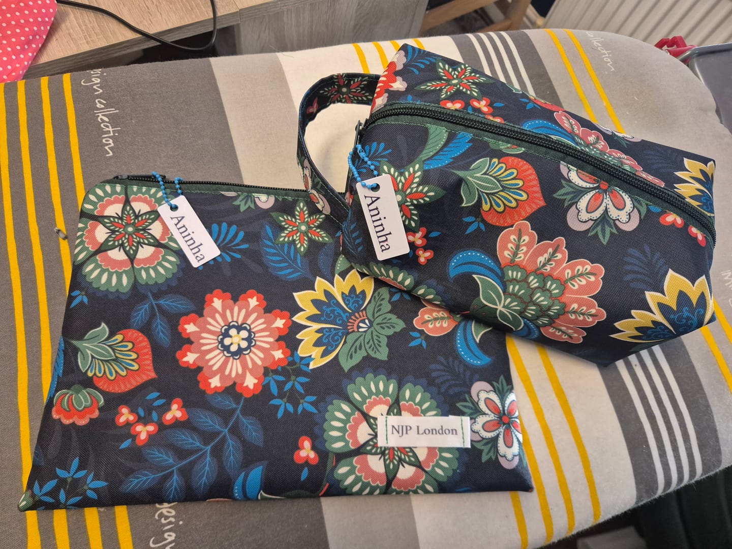 Customer photo review of 50p A Metre: Print & Plain Fabric Bundle
