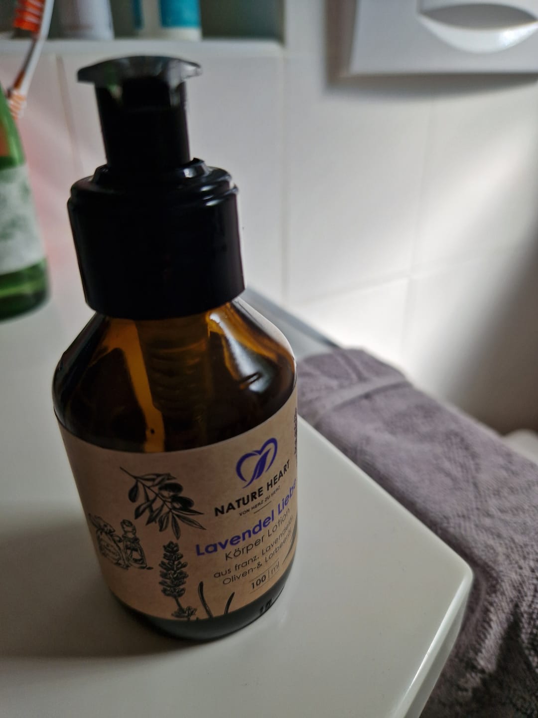 Customer photo review of Lavendel Liebe Körperlotion