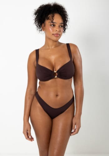Customer photo review of Paria Top - Chocolate