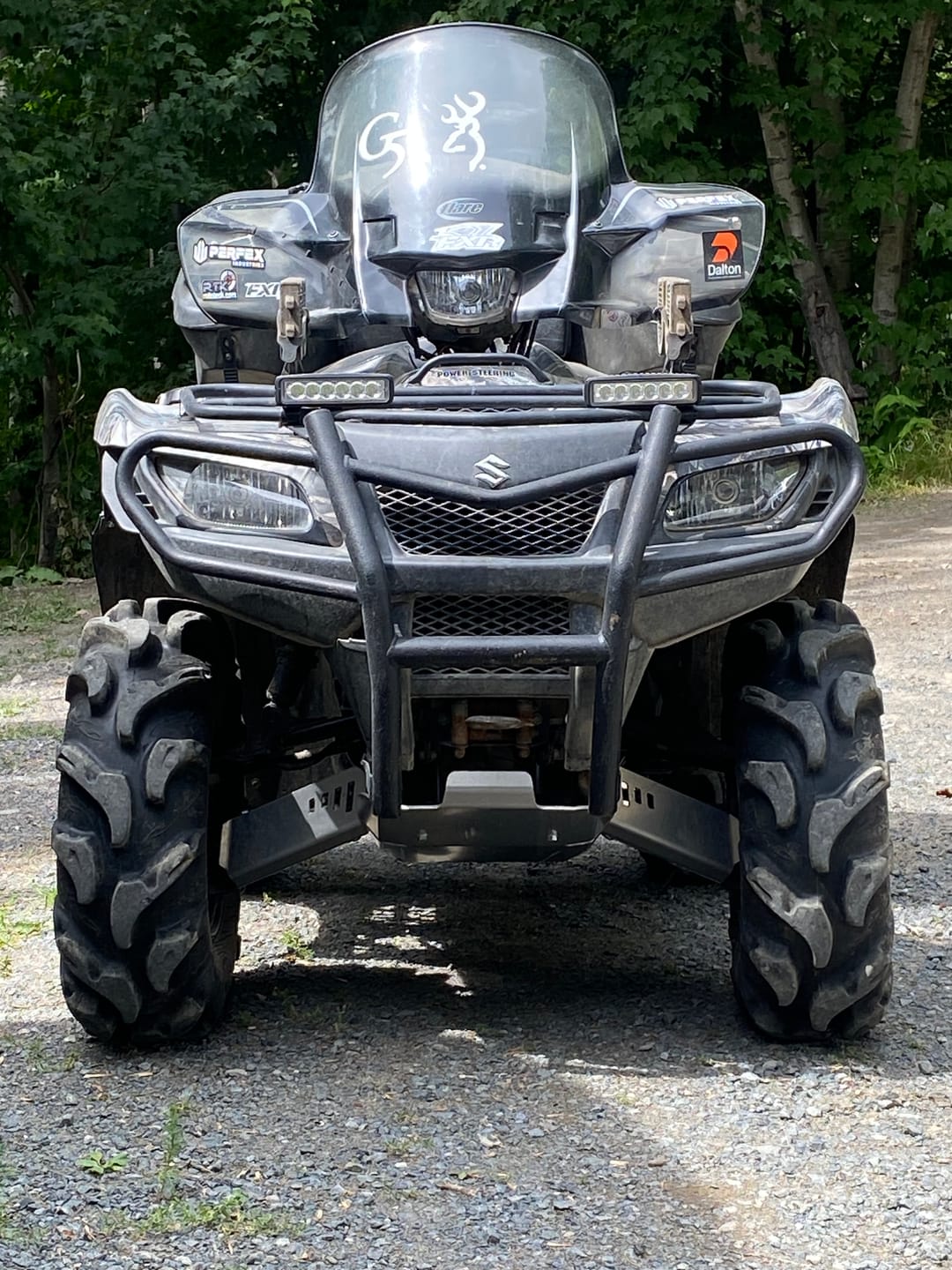 Customer photo review of Full Frame Skid Plate Kit — Suzuki KingQuad 450/500/700/750 (2005+)