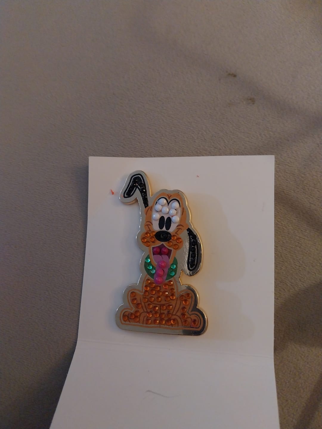 Customer photo review of Disney Crystal Art Pin Badge - Blind Bag