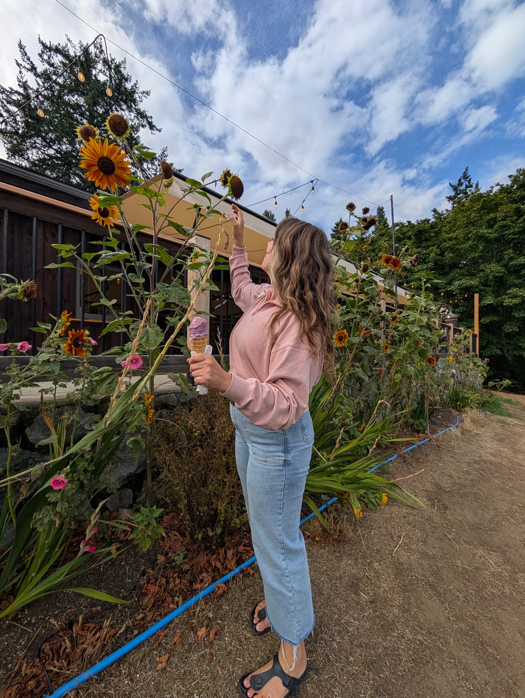 Customer photo review of (Defected) Feel to Heal 1/4 Zip Vintage Sweater