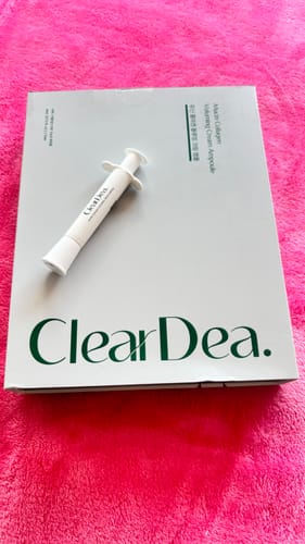 Customer photo review of CLEARDEA Mucin Collagen Voluming Cream Ampoule