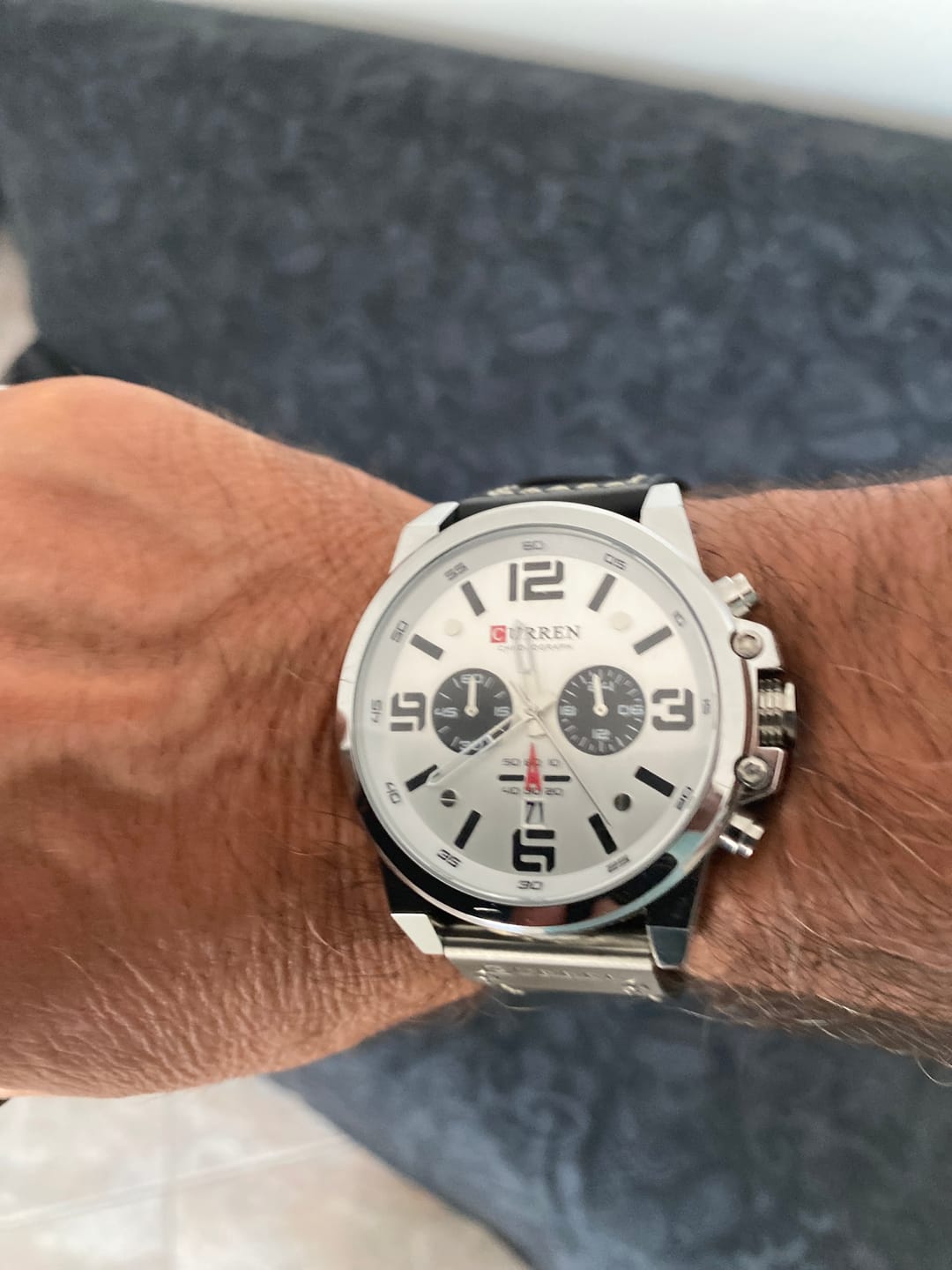 Customer photo review of Curren Sofia® orologio uomo pelle
