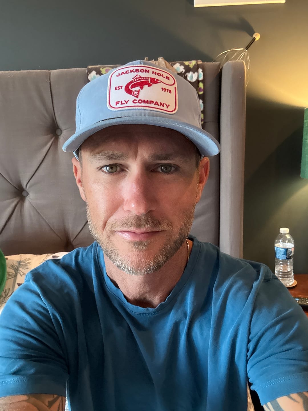 Customer photo review of JHFLYCO Brushed Cotton Ball Cap - Rectangle Logo