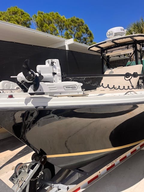 Customer photo review of Sea Swivel Trolling Motor Mount