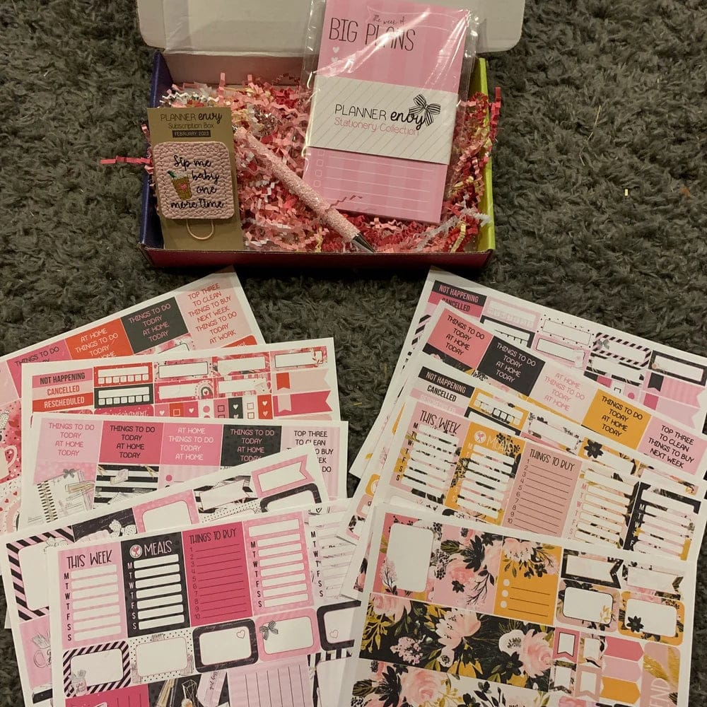 Customer photo review of Planner Sticker & Accessory Subscription + 2 Sets Washi/Month - #SUB003 - Sign up by the 20th to get the next box!