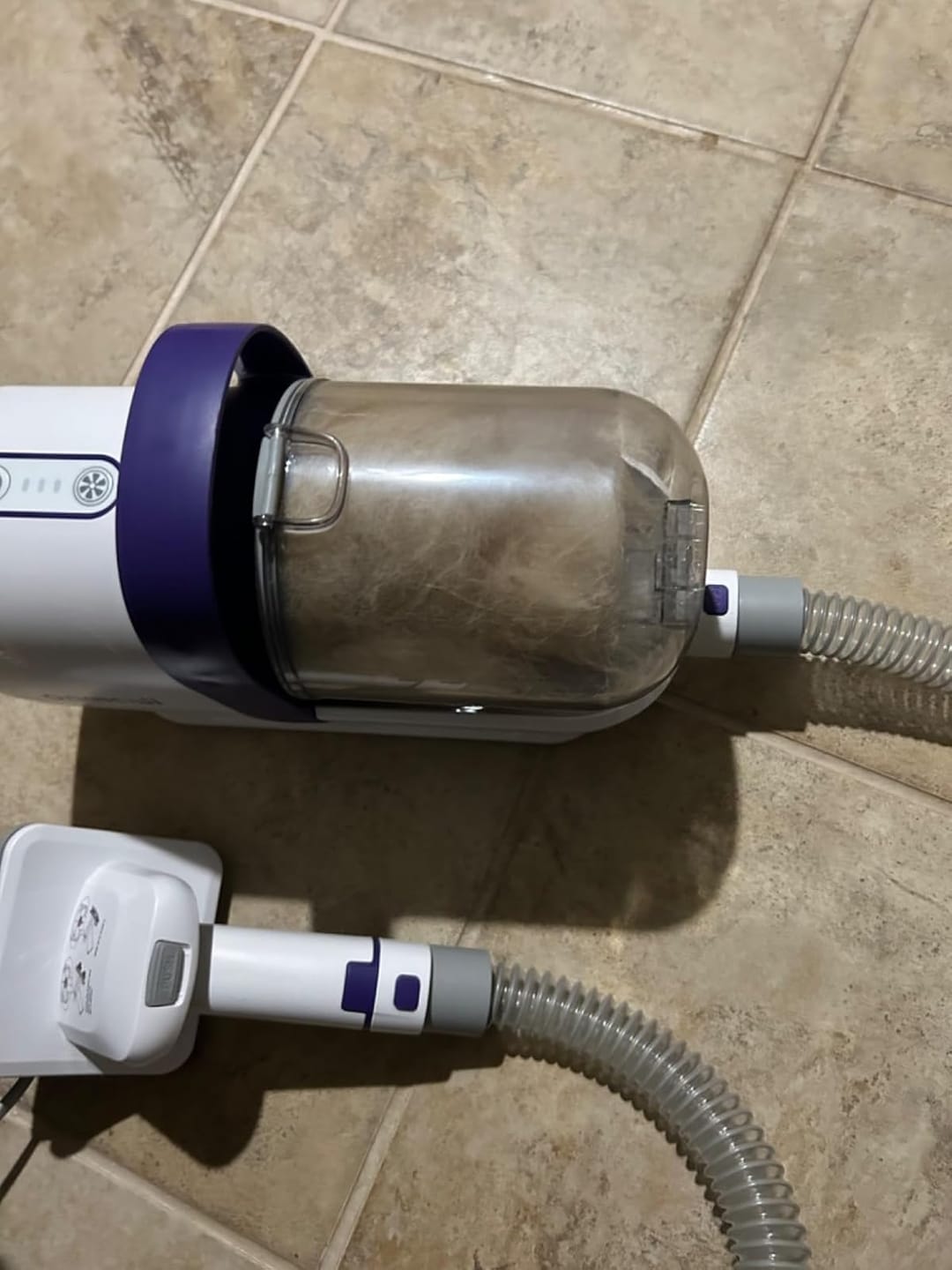 Customer photo review of Oneisall LM5 4-in-1 Pet Grooming Vacuum Kit