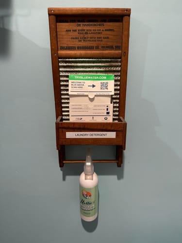 Customer photo review of Our Detergent Sheets