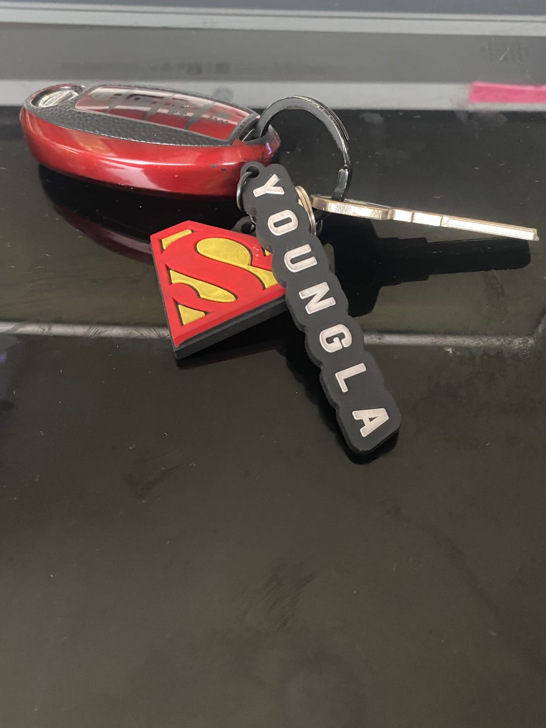 Customer photo review of 931 YoungLA Keychains