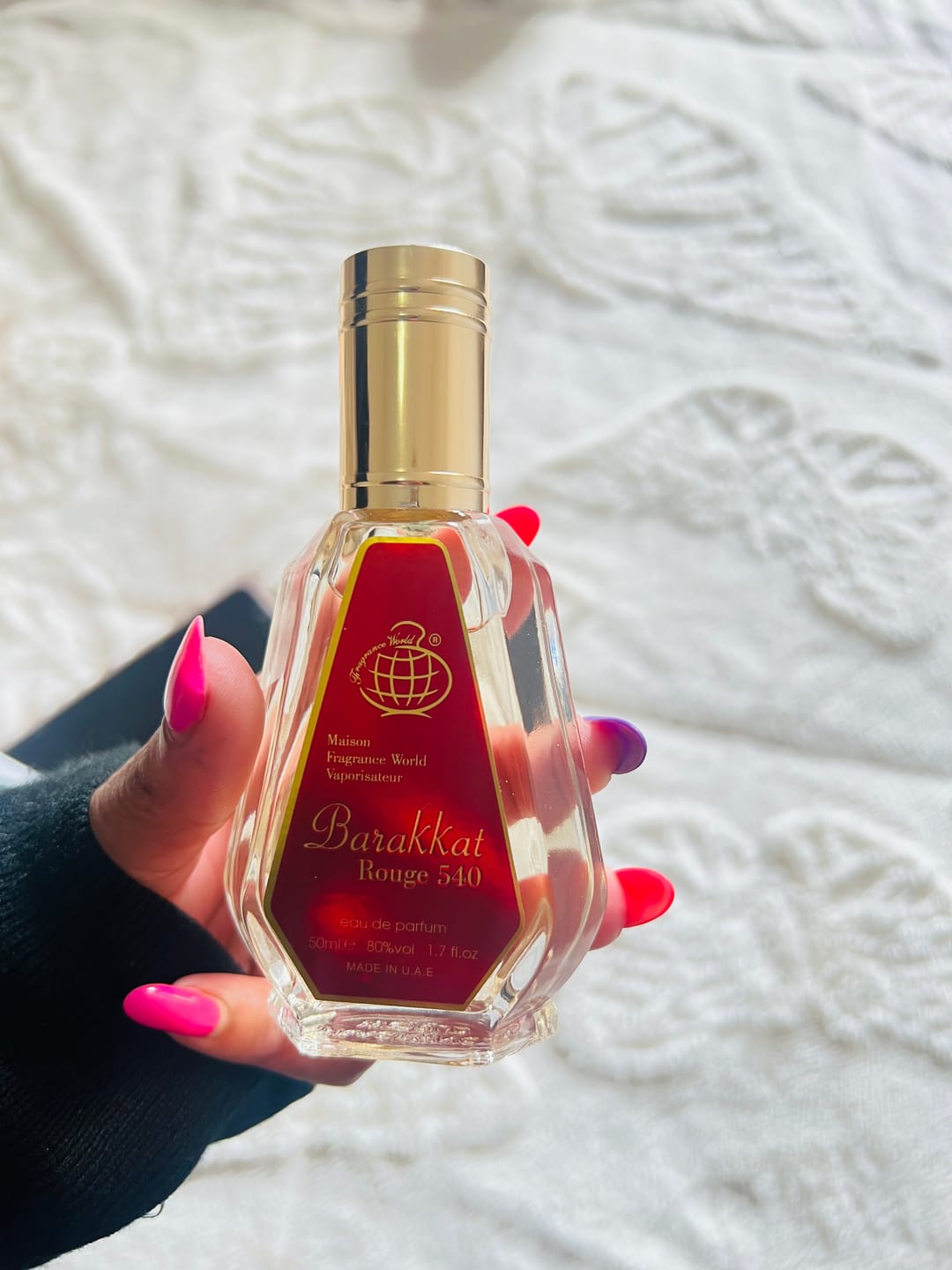 Customer photo review of Barakkat Rouge 540 EDP 50ml
