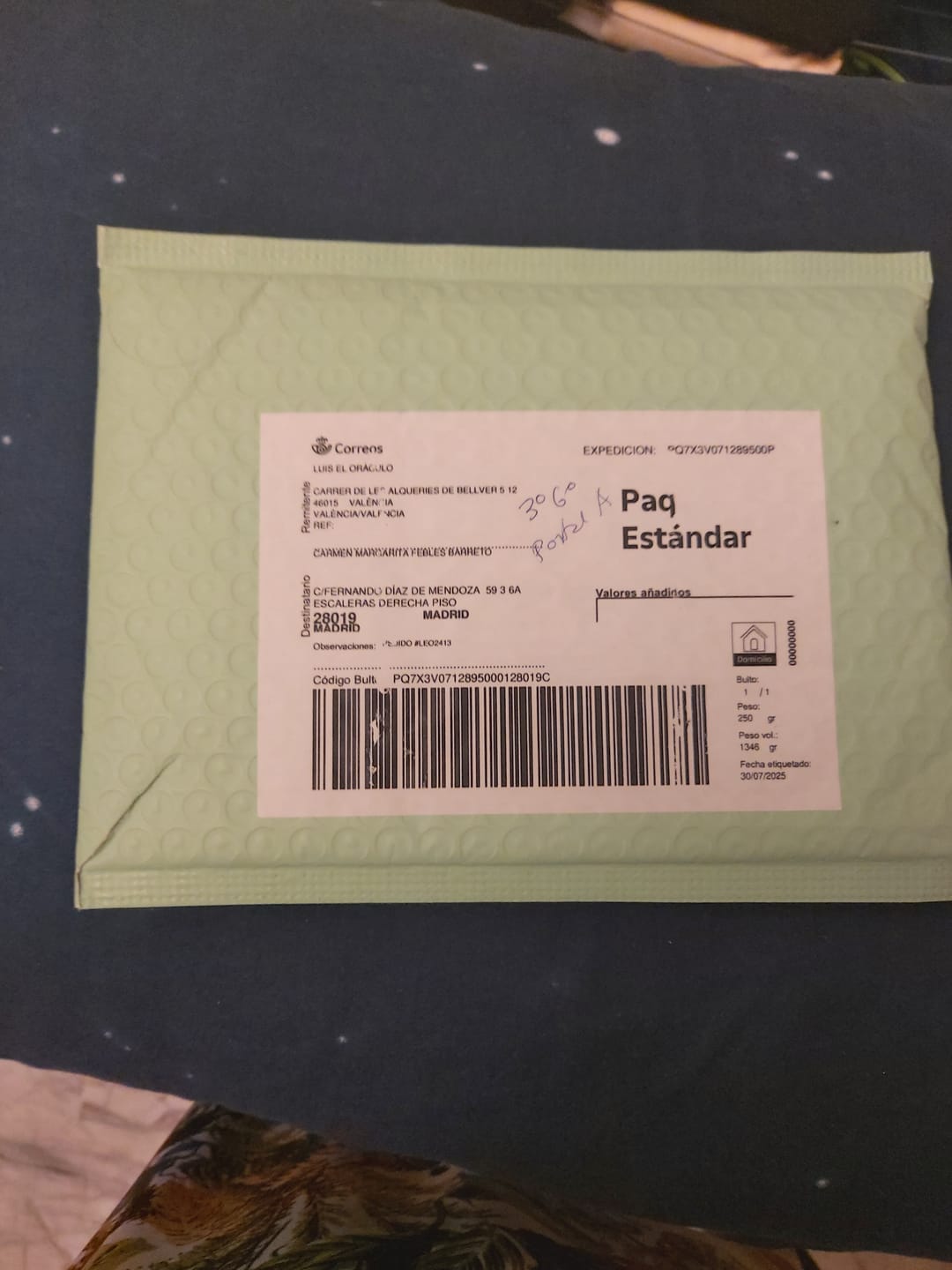 Customer photo review of Loteria de Navidad 2025 Opciones