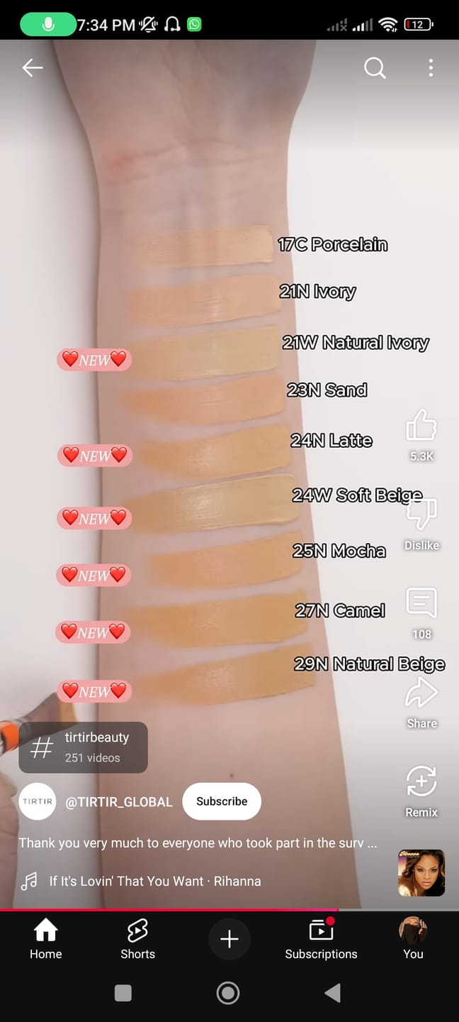 Customer photo review of O.TWO.O LIQUID DROP FOUNDATION