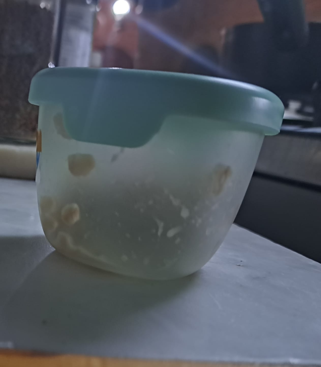 Customer photo review of Snack tubs antiderrames