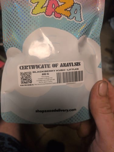 Customer photo review of Blackberry Kush - 28 Grams Littles - Indica
