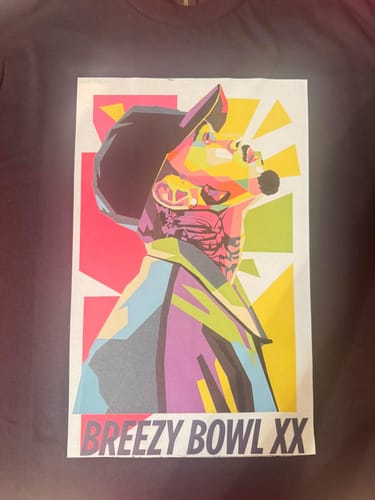 Customer photo review of DTF Transfer Film A3 (11.7 x 16.5) 100 Sheets - Hot Peel