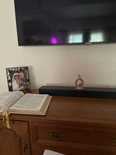 Customer photo review of Mixed Metal Nativity Scene