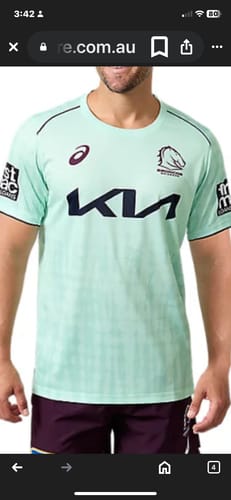 Customer photo review of PRE SALE: 2025 Brisbane Broncos Black Jersey (Due In Store September)