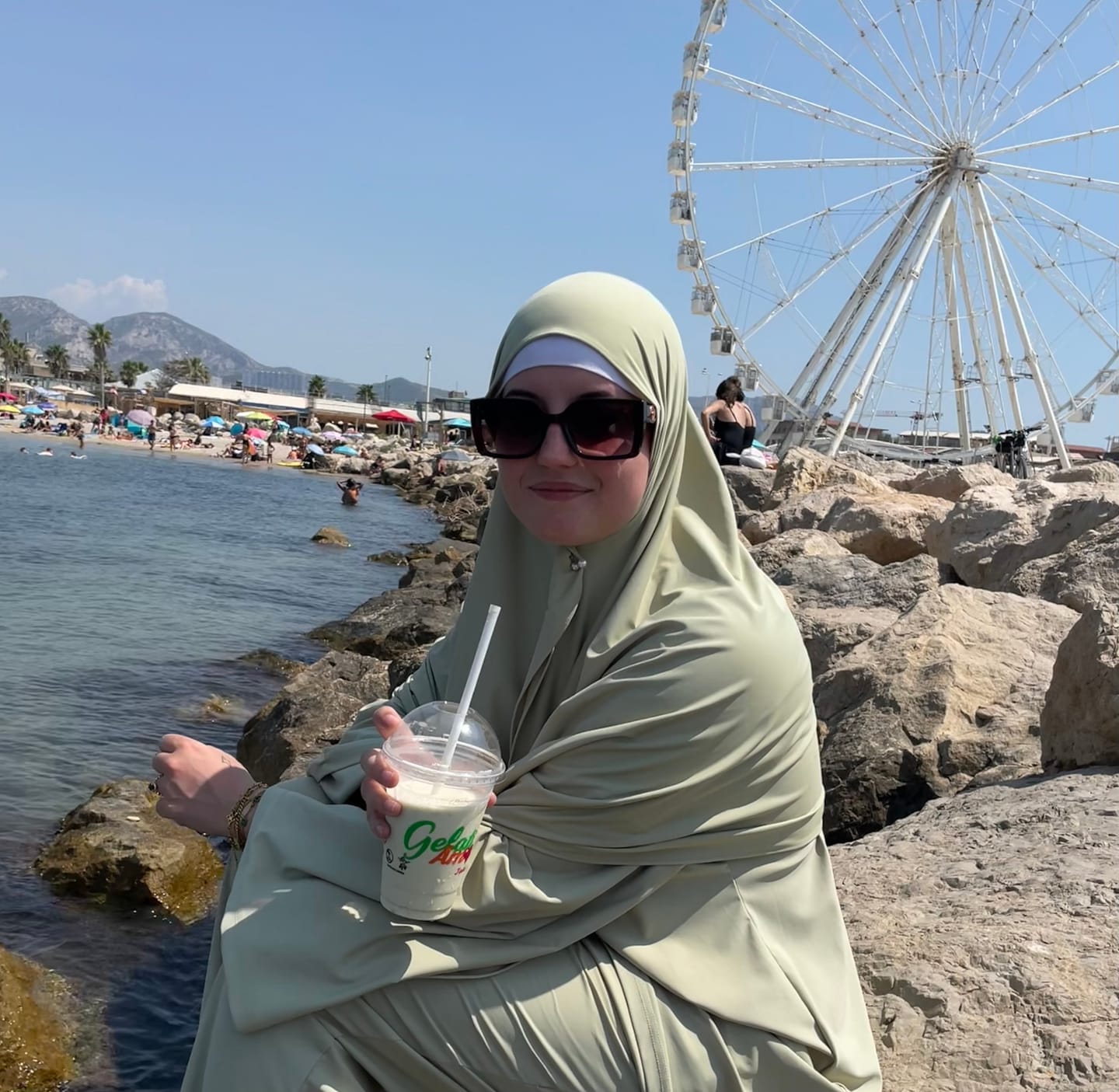 Customer photo review of Burkini alba | 3 pièces - sauge