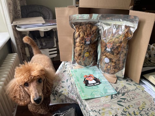 Customer photo review of Honey & Mustard Flavour Pork Scratching Resealable Bag