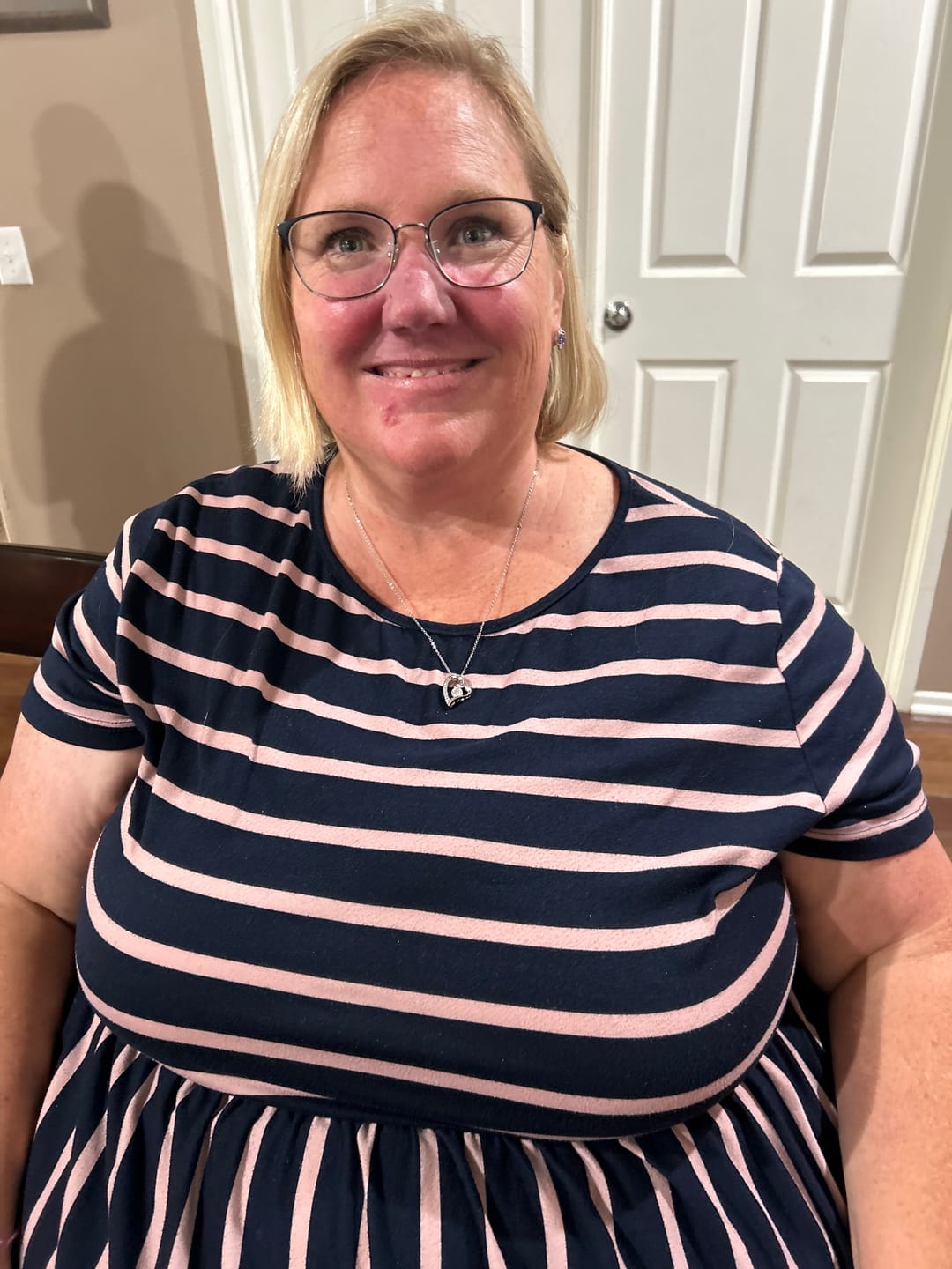 Customer photo review of Gift for Wife "Meeting You Was Fate" Necklace