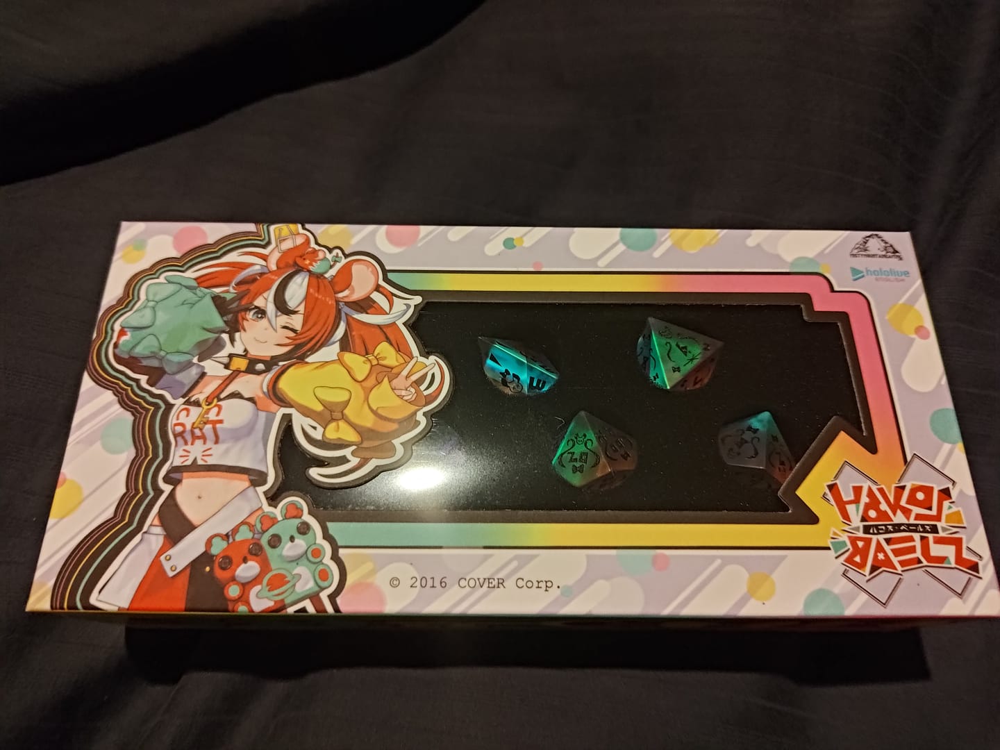 Customer photo review of PRE-ORDER | Baelz Dice Set | hololive x MMG Exclusive
