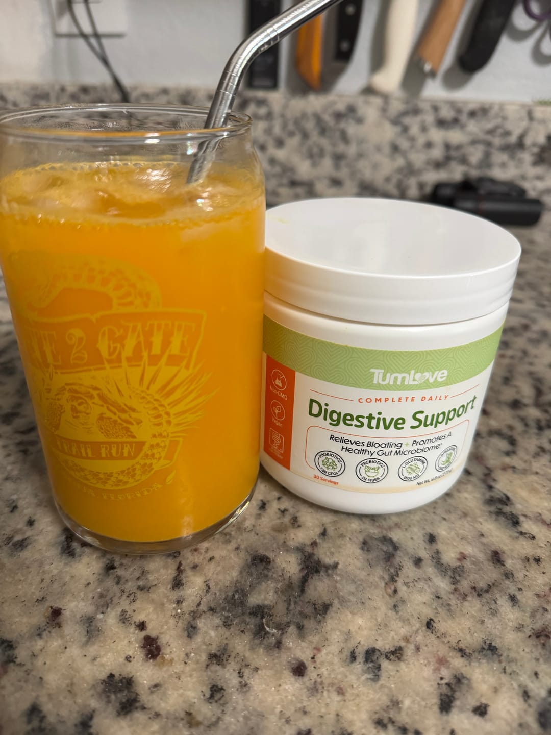 Customer photo review of Daily Digestive Support Powder