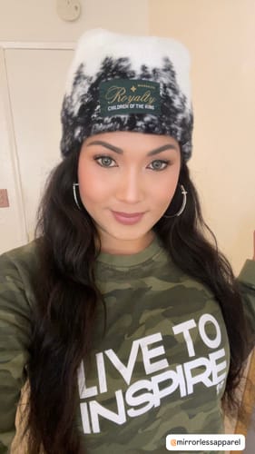 Customer photo review of Crown Beanie