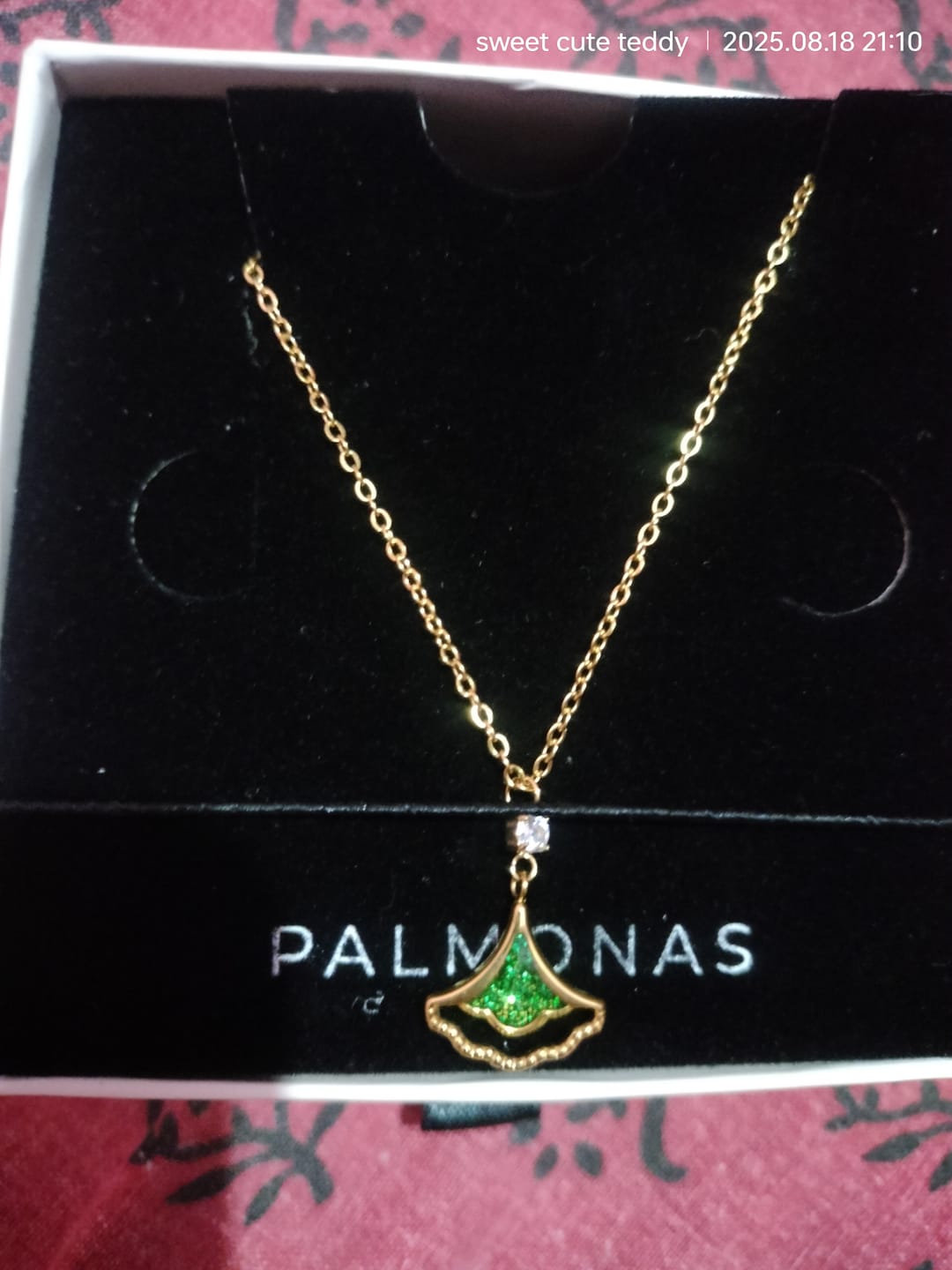 Customer photo review of Prismatic Harmony Necklace