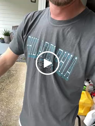 Customer video review of Philadelphia Football T-Shirt